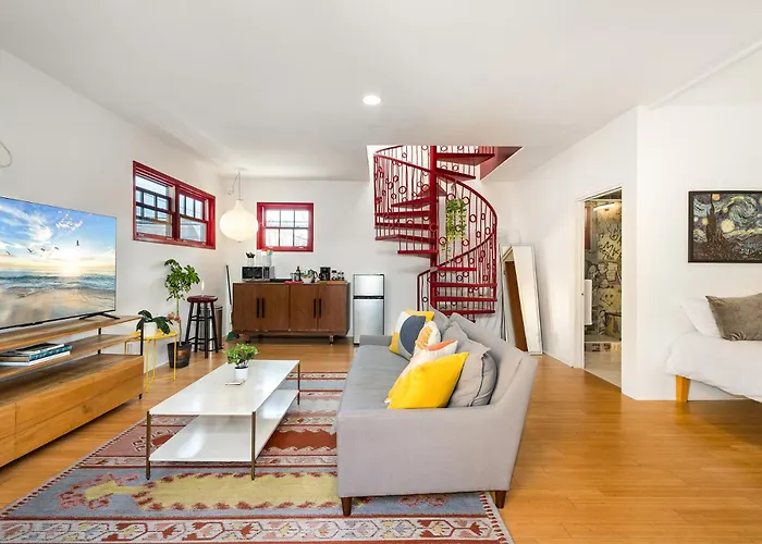 Artsy Venice Beach Canals Studio W/Rooftop & Sauna
